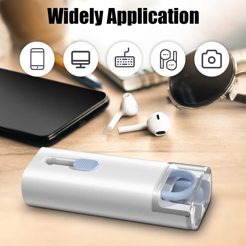 Mini Portable Multi-Functional 7 In 1 Cleaning Tool Kit For Keybaord, Mobile, Earbuds