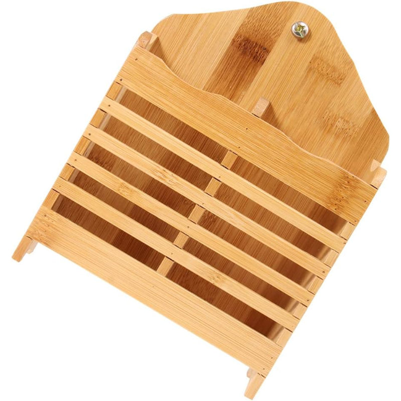 Kitchen Wooden Mini Spoon Holder And Bamboo Chopstick Basket
