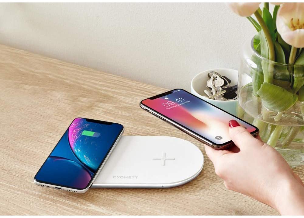 Cygnett TwoFold 20W Dual Wireless Charger With 1.5m Charging Cable