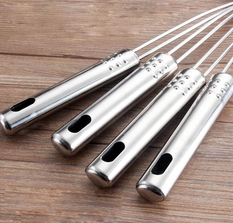 Solid 4 PCS Stainless Steel Fry Oil Strainer