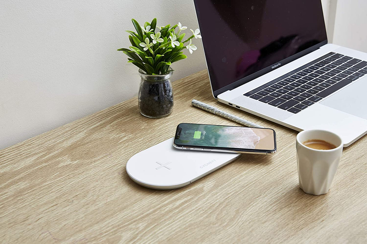 Cygnett TwoFold 20W Dual Wireless Charger With 1.5m Charging Cable