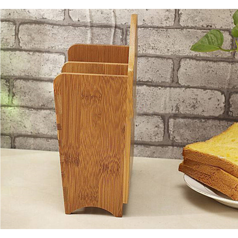 Kitchen Wooden Mini Spoon Holder And Bamboo Chopstick Basket