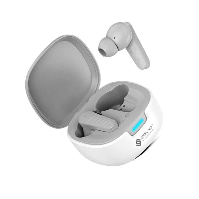 SOVO SBT-965 Game-On Series Bluetooth 5.3, ENC Noise Cancellation, Long Battery Life and Low Latency Gaming Mode Wireless Earbuds