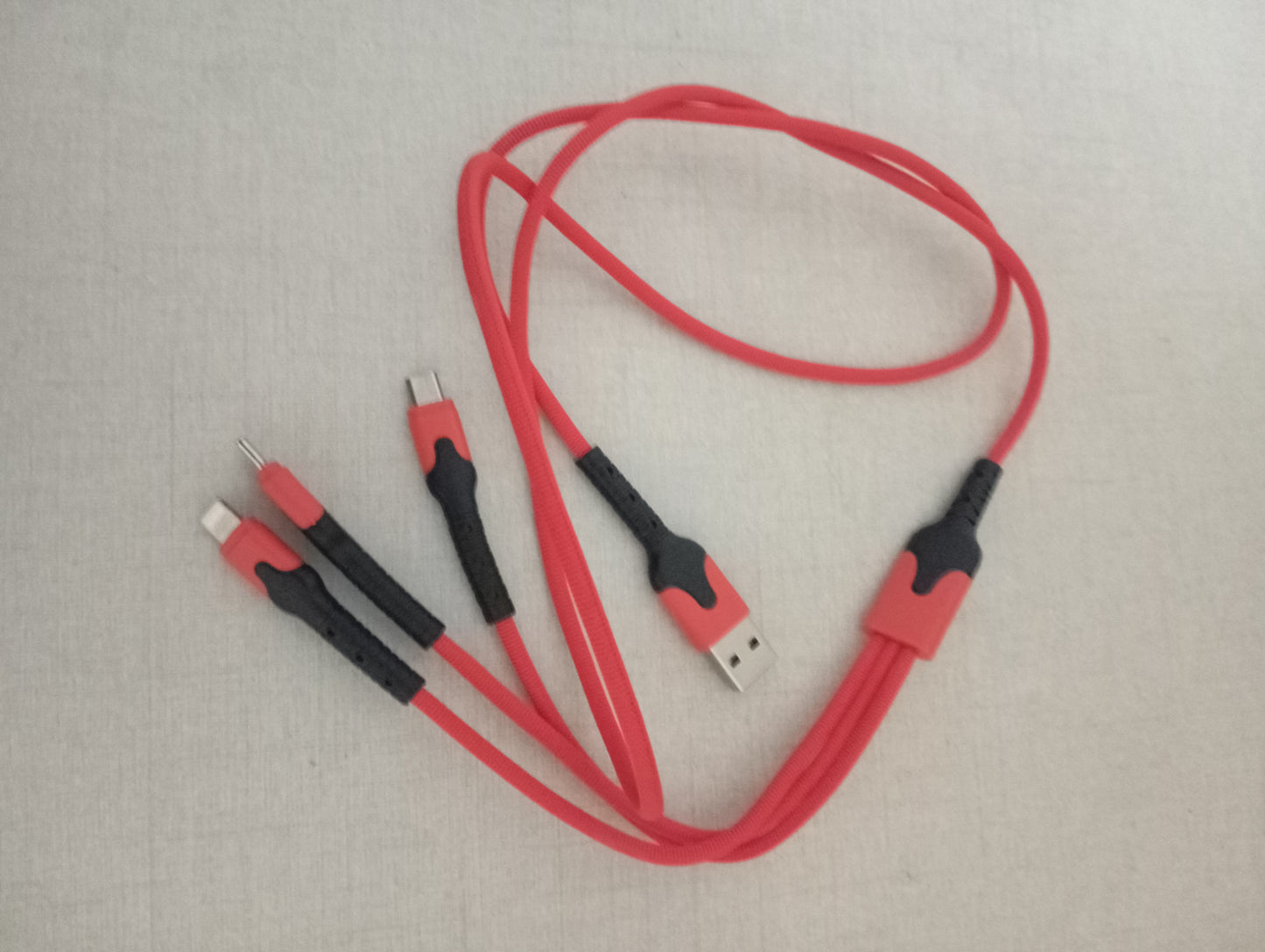 3 in 1 cable (Pack of 2 cables)