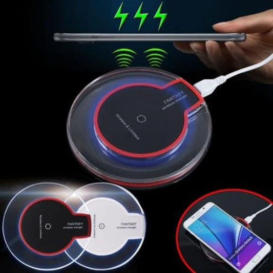 Universal Qi Charging Pad Mobile Phone Adapter Dock Station Wireless Charge